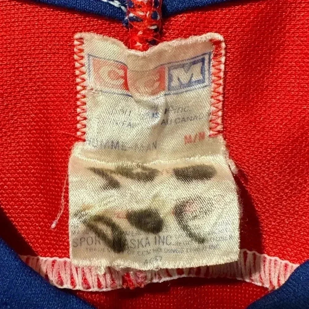 Vintage Montreal Canadiens Blank CCM NHL Hockey Jersey - Picture 3 of 6